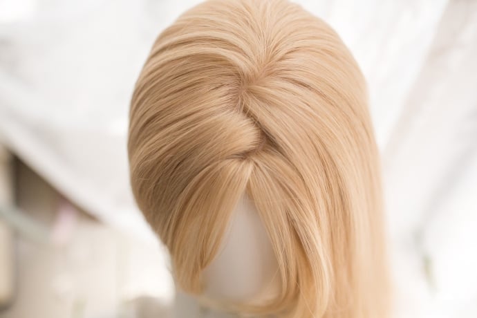 Blonde Long Wavy Wig and Long Straight Wig Set