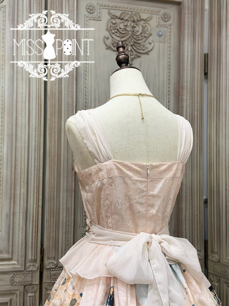 Dusk Best V-neckline Elegant Jumper Skirt Set Gorgeous Version
