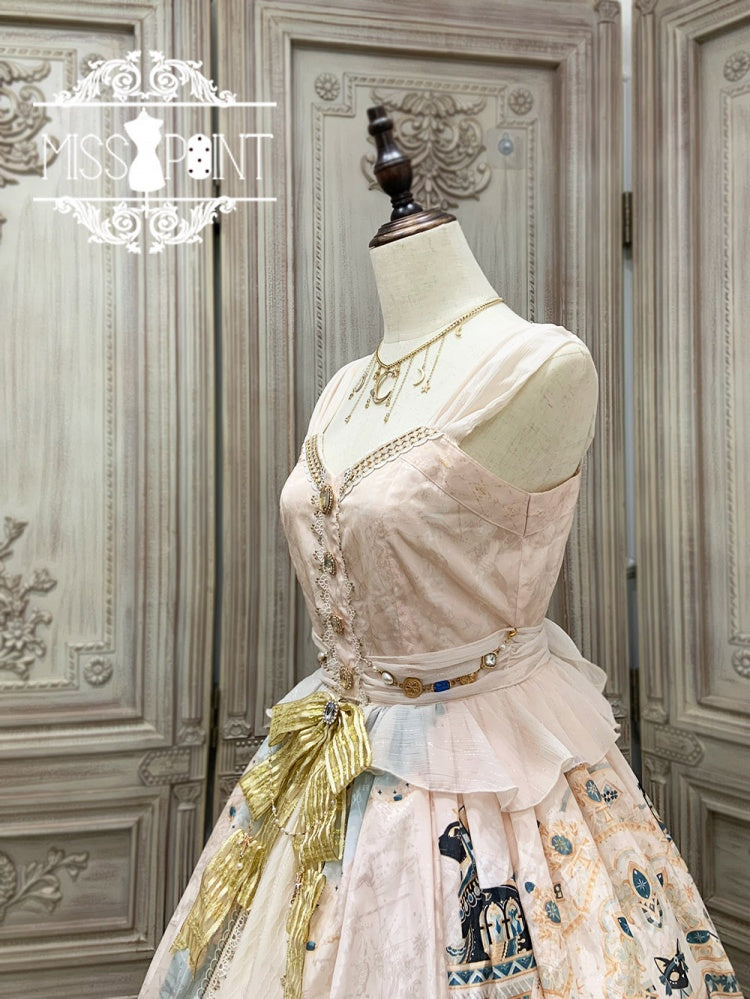 Dusk Best V-neckline Elegant Jumper Skirt Set Gorgeous Version
