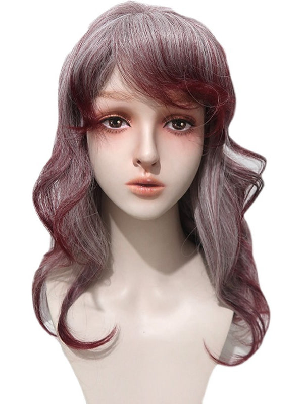 Ombre Reddish Wavy Synthetic Wig