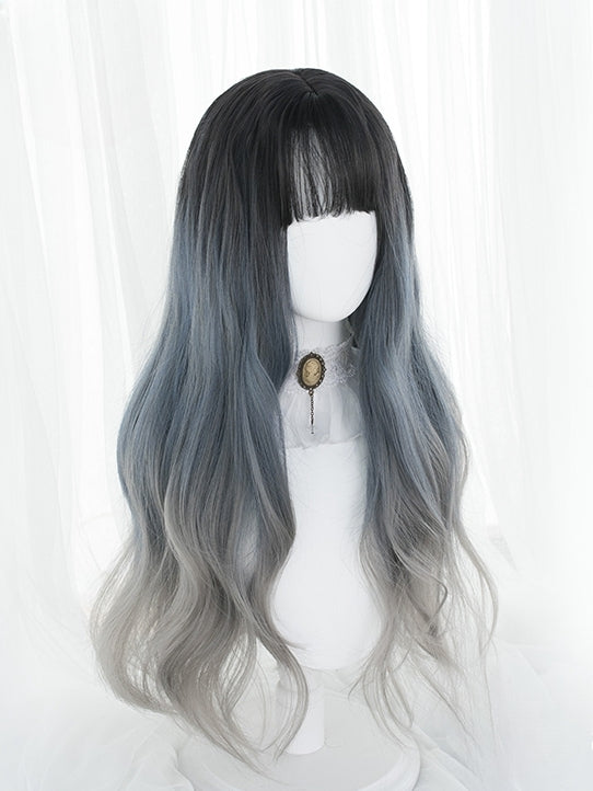 Ombre Medium Wavy Synthetic Wig