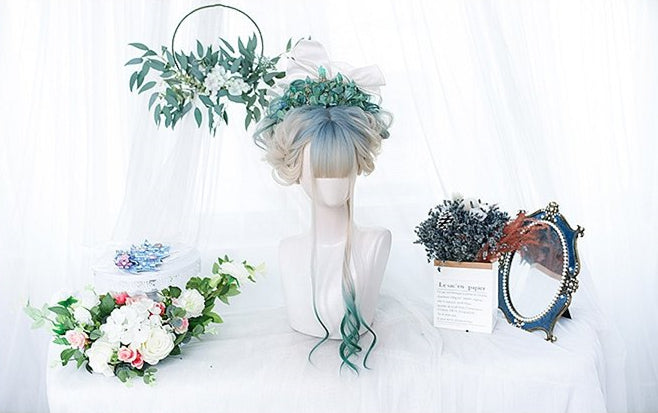 Highlights Long Curly Synthetic Wig