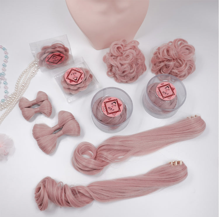 Six Color Options Lolita Wig Accessories Sets