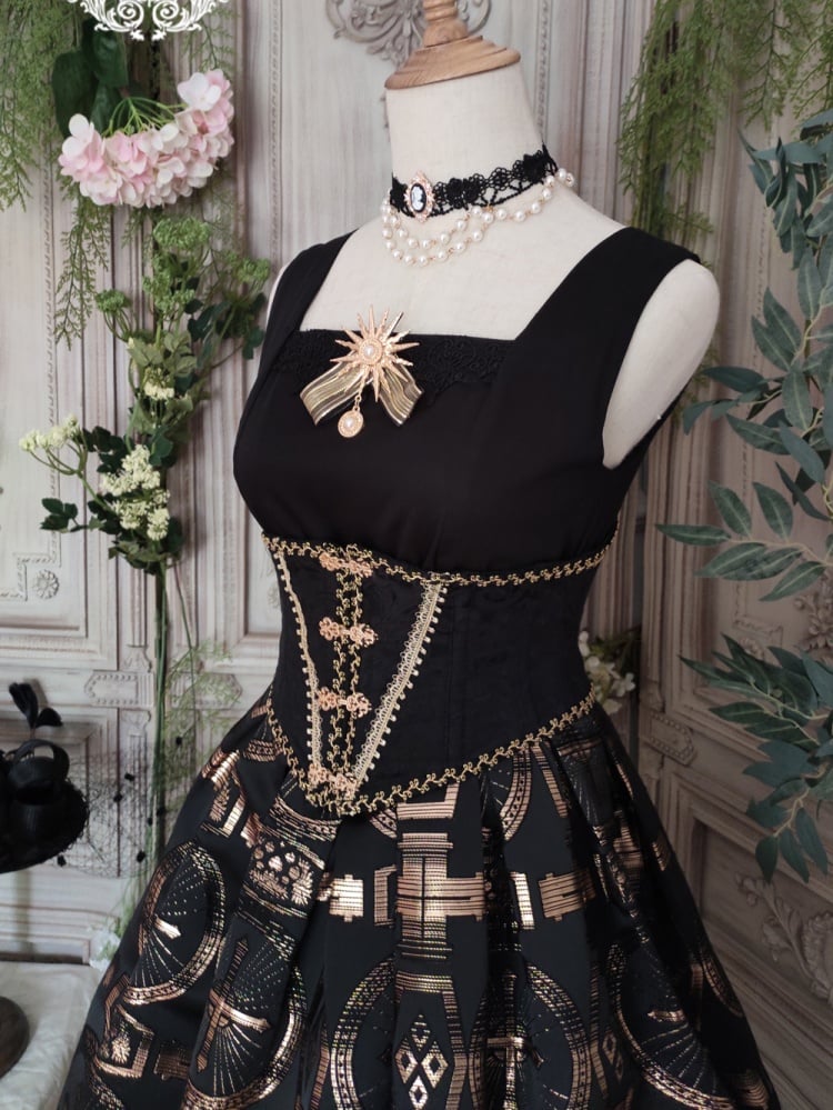Dark Night Cross Gothic Jumper Skirt