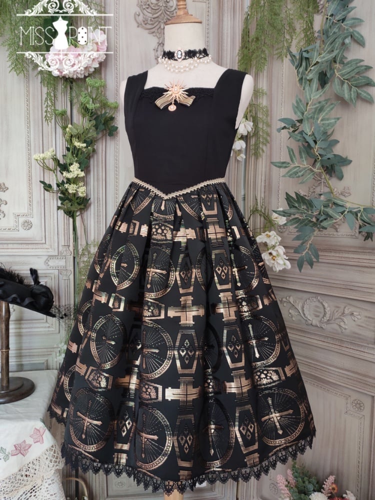 Dark Night Cross Gothic Jumper Skirt