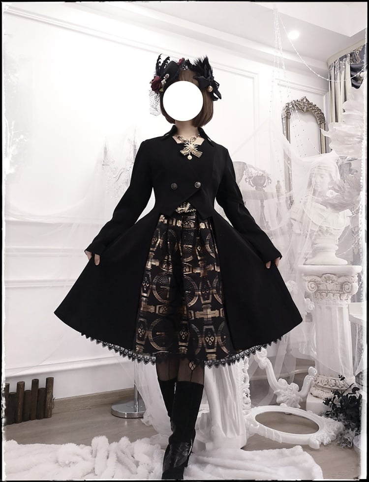 Dark Night Cross Gothic Jumper Skirt