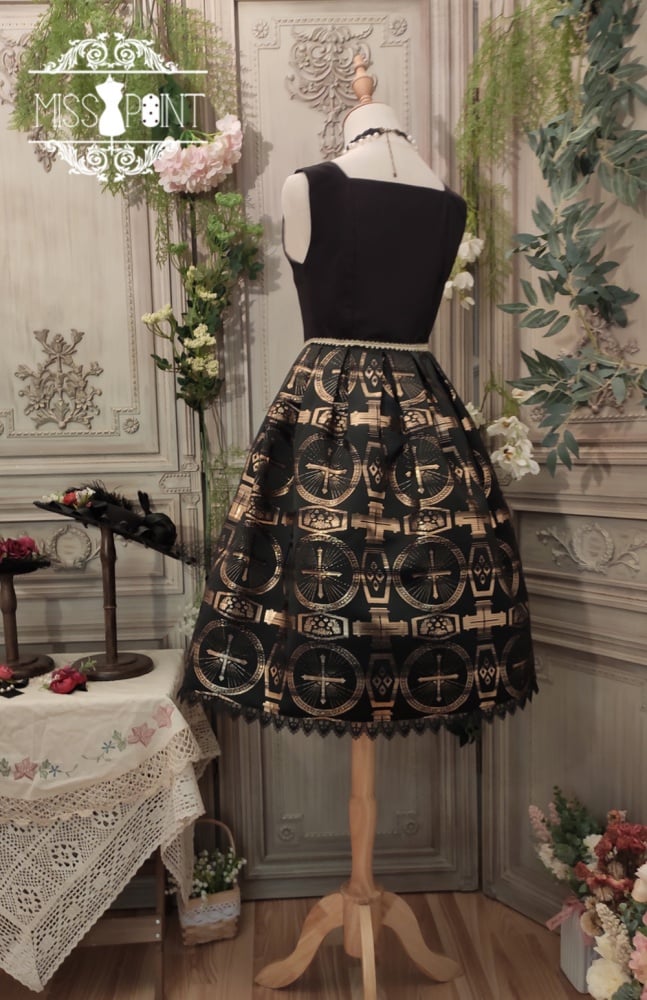 Dark Night Cross Gothic Jumper Skirt