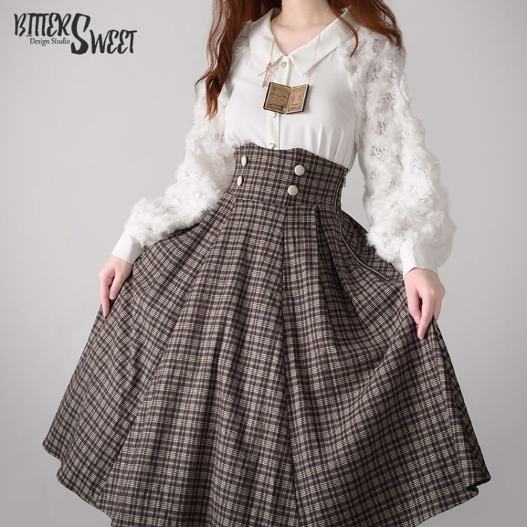 Acceptance Letter High Waist Skirt