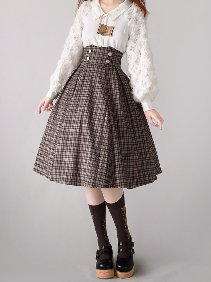 Acceptance Letter High Waist Skirt