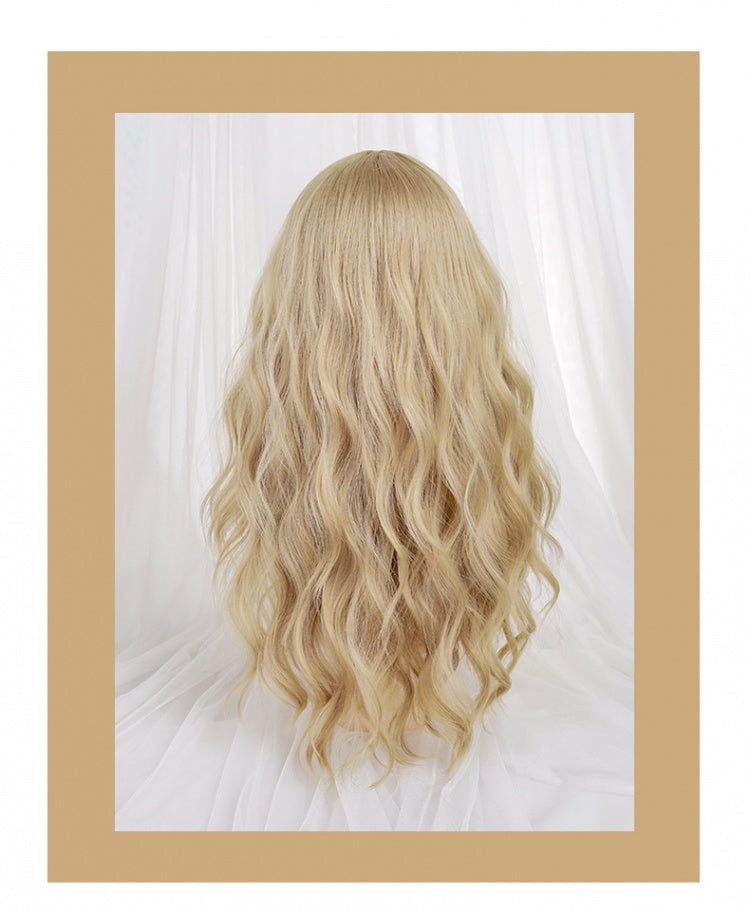 Xenia JK Big Wave Long Curly Synthetic Wig with Bangs