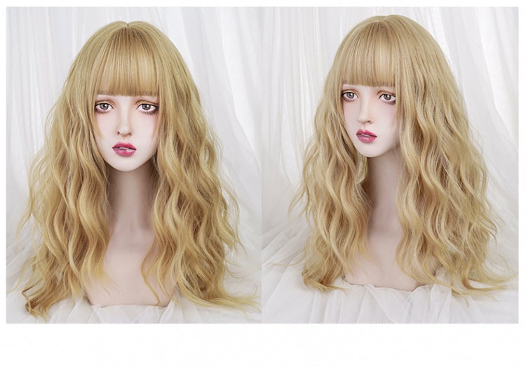 Xenia JK Big Wave Long Curly Synthetic Wig with Bangs