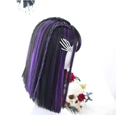 Xiaoxiao Highlights Straight Medium-length Wig