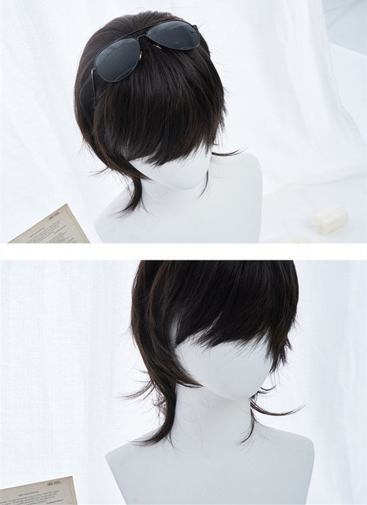 Black Mullet Ouji Synthetic Wig