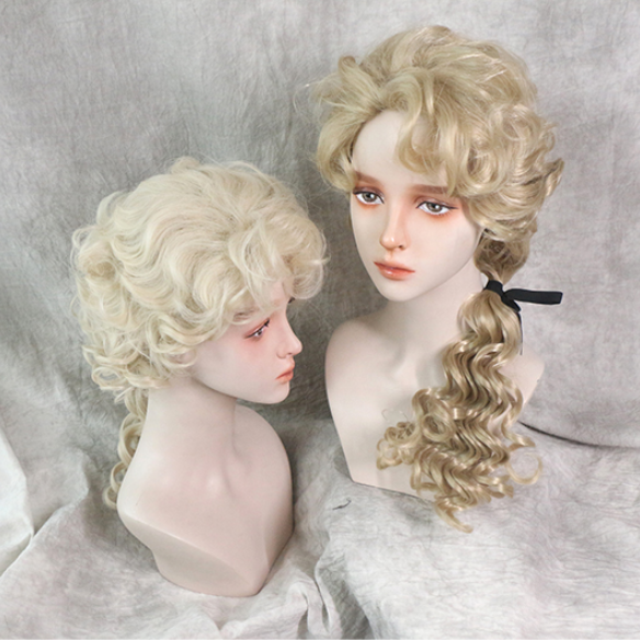 In Stock Young Viscount Rome Royal Noble Curly Ouji Short Wig