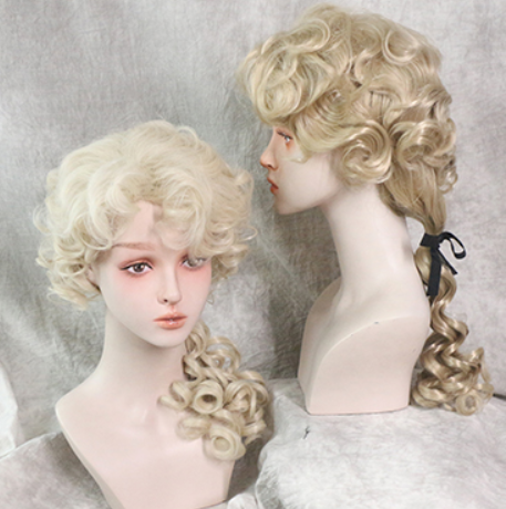 In Stock Young Viscount Rome Royal Noble Curly Ouji Short Wig