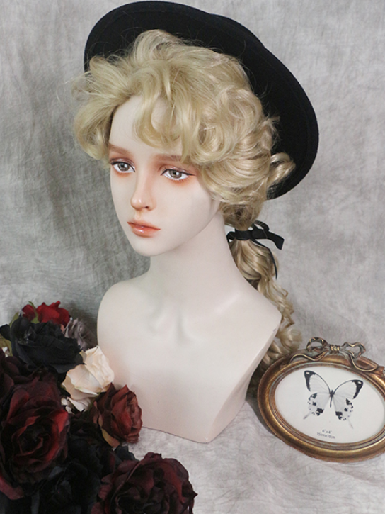 In Stock Young Viscount Rome Royal Noble Curly Ouji Short Wig