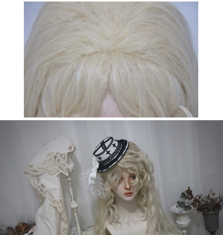 Countess Beige Long Wavy Wig