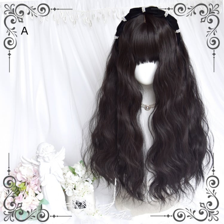 Black Velvet Black Curly Long Synthetic Wig