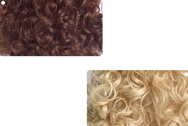 Cheese Bear Gold / Caramel Brown Short Wavy Wig