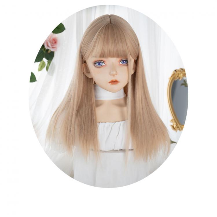 Straight Golden Synthetic Wig