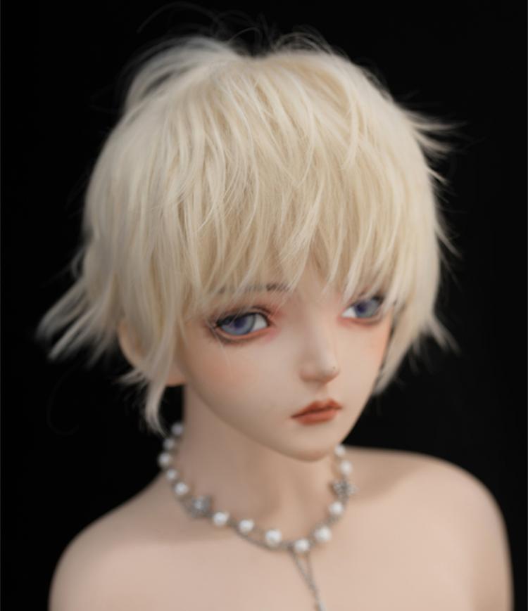 Chin Length Light Gold Ouji Short Wig