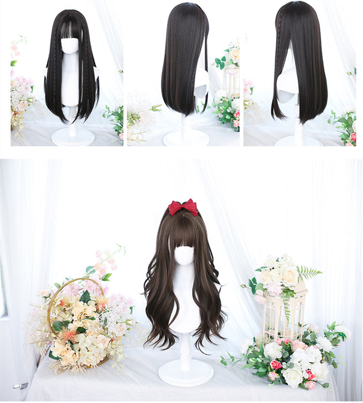 11 Options Wavy / Straight Long Synthetic Wig