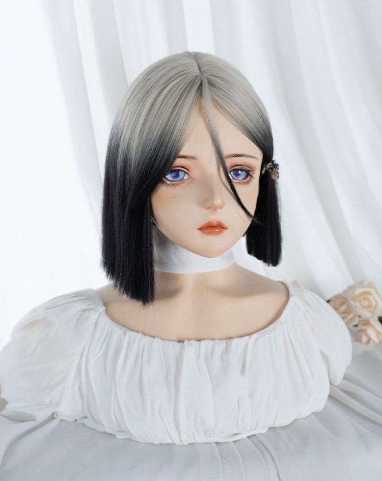 Straight Ombre Hair Color Short Synthetic Wig
