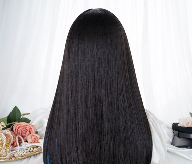 Straight Ombre Hair Color Lolita Synthetic Wig