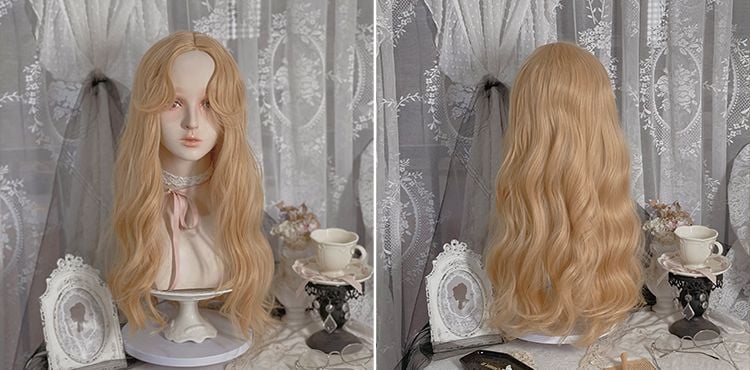 Blonde Long Wavy Synthetic Wig