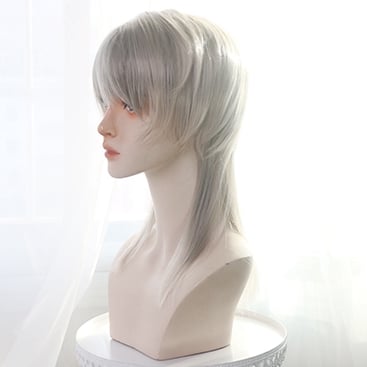 In Stock Side Parting Ombre Silver Ouji Fashion Wig