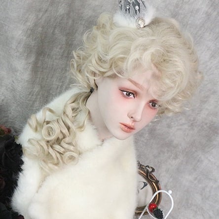 In Stock Young Viscount Rome Royal Noble Curly Ouji Short Wig