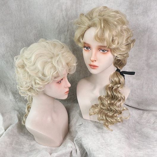 In Stock Young Viscount Rome Royal Noble Curly Ouji Short Wig