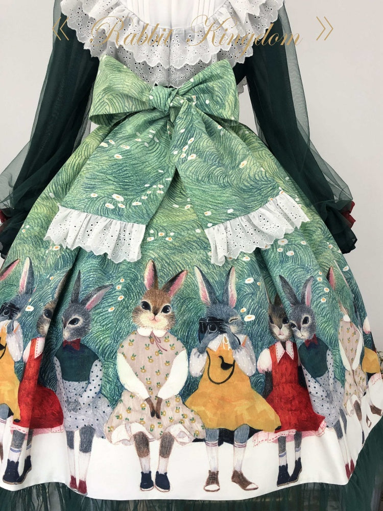 In Stock Bunny Kingdom Bunny Print One Piece