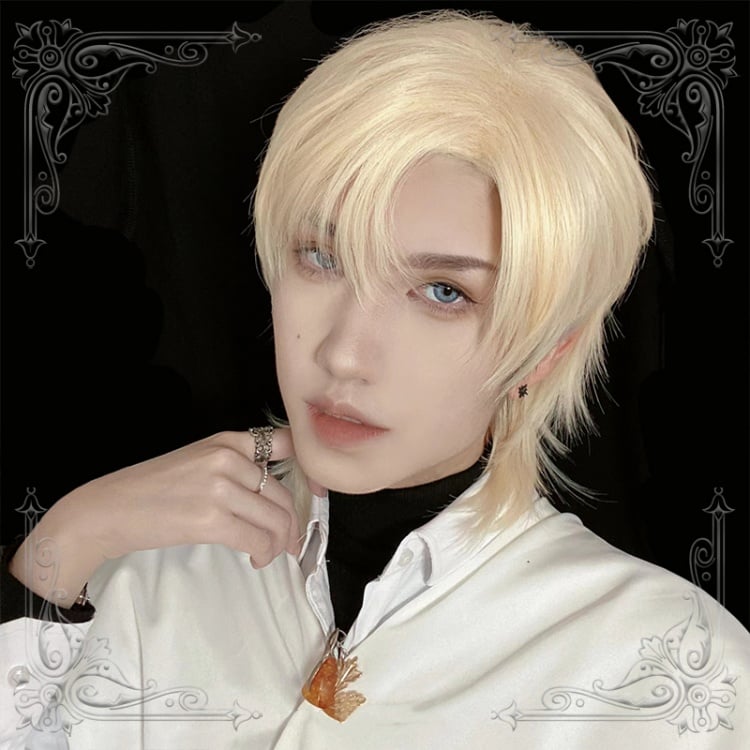 Thunder Lemon Gold Ouji Short Wig