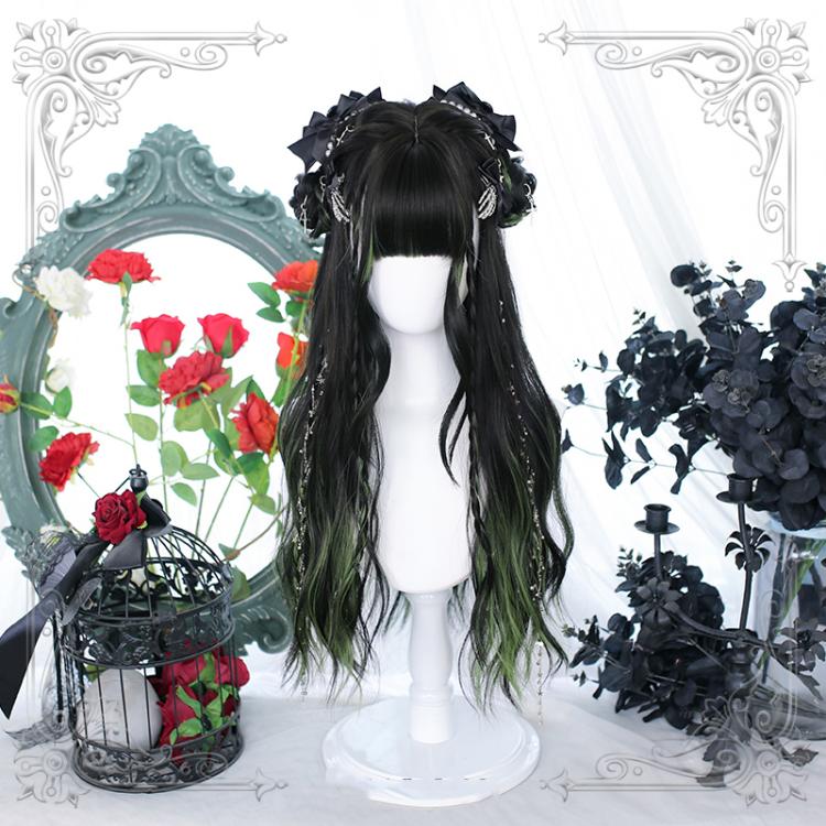 Ombre Hair Color Wavy Long Lolita Synthetic Wig