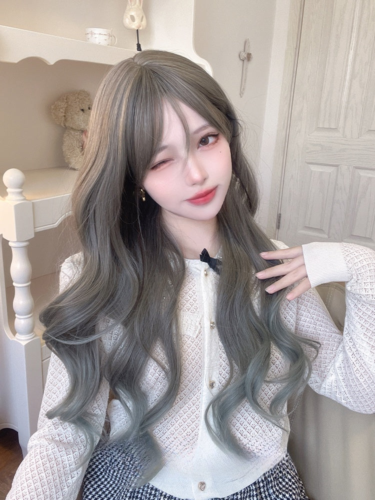 Ombre Hair Color Wavy 68CM Synthetic Wig