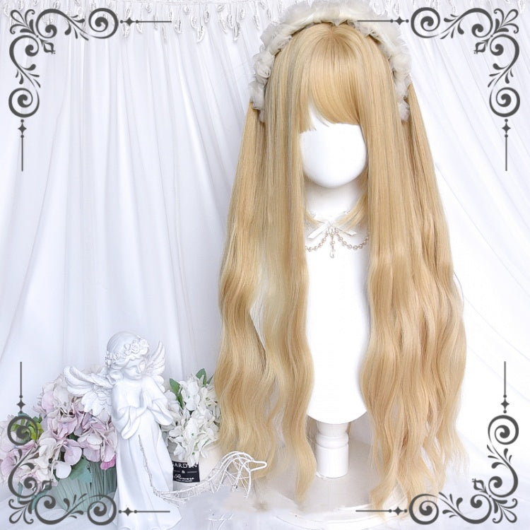 Barbie Girl Blonde 80CM Wavy Synthetic Wig