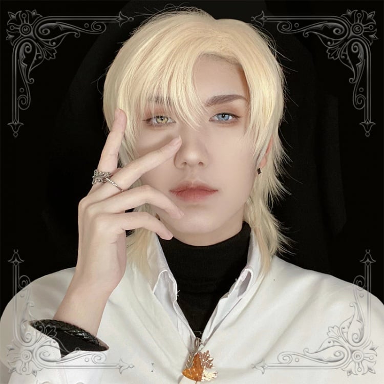 Thunder Lemon Gold Ouji Short Wig