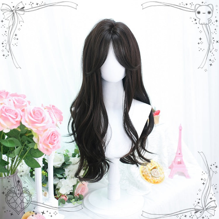 Black Wavy Long Synthetic Wig