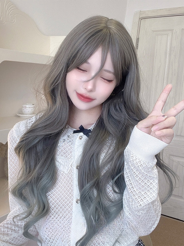 Ombre Hair Color Wavy 68CM Synthetic Wig