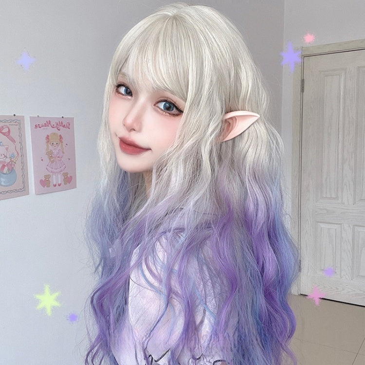 Waist Length Ombre Hair Color 70CM Lolita Synthetic Wig