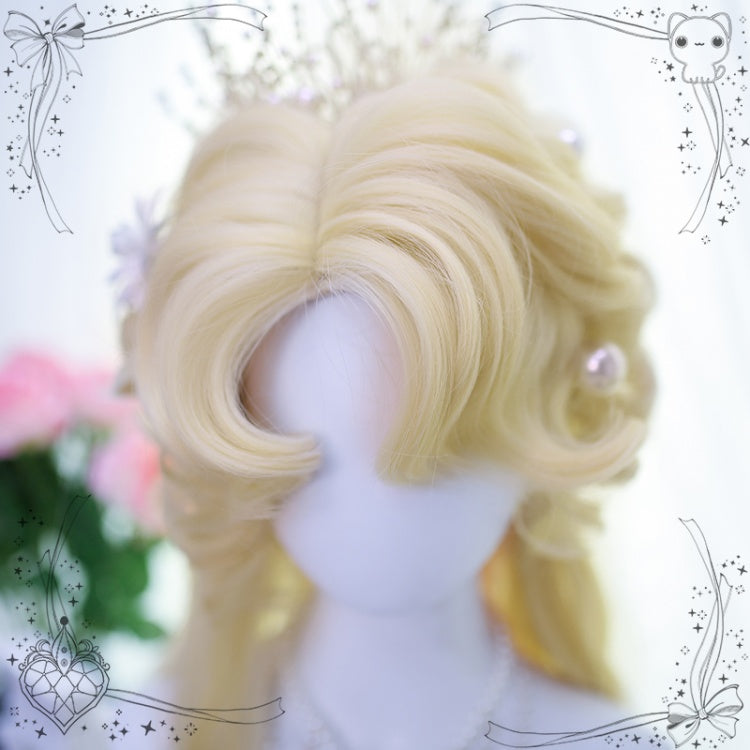 Platinum Hand-Braided Wavy Long Styling Synthetic Wig