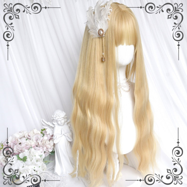 Barbie Girl Blonde 80CM Wavy Synthetic Wig