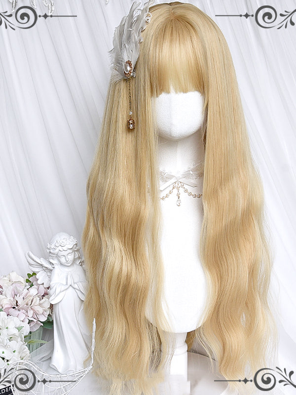 Barbie Girl Blonde 80CM Wavy Synthetic Wig