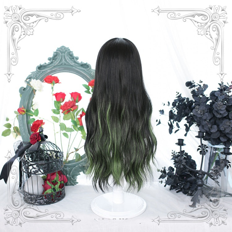 Ombre Hair Color Wavy Long Lolita Synthetic Wig