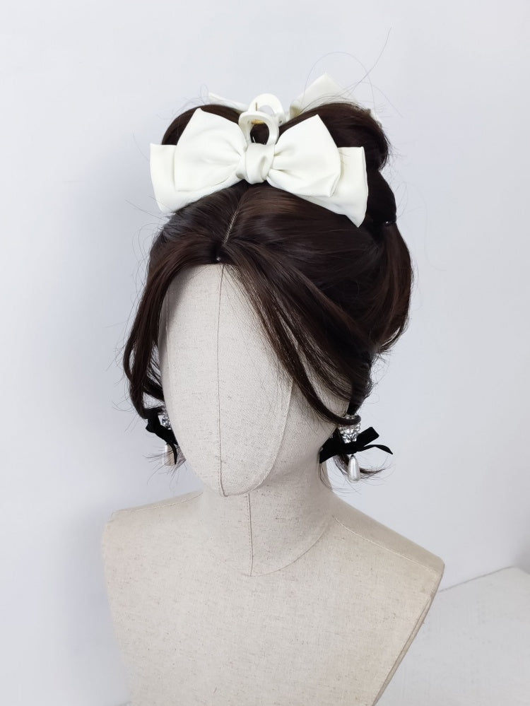 Boiled Water Sweetheart Dark Brown Wavy Long Lolita Synthetic Wig