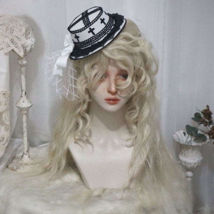 Countess Beige Long Wavy Wig